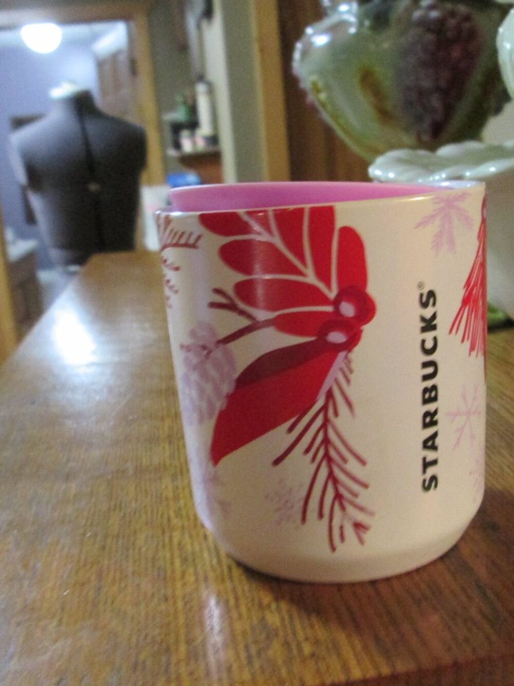starbucks  pinecone travel mug winter bliss